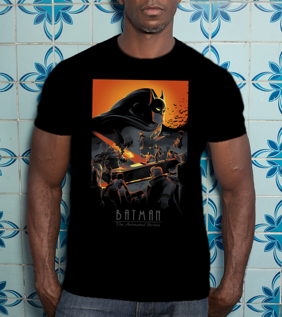 Batman The Animated Series Gotham Showdown Classic T-Shirt