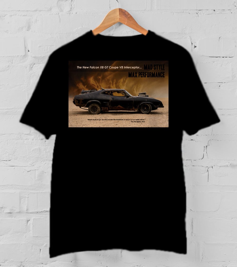 The New Falcon XB GT Coupe V8 Interceptor Mad Style Max Performance T-Shirt