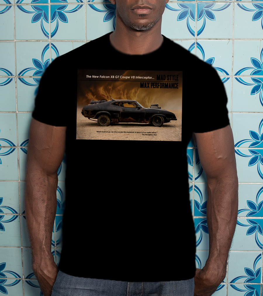 The New Falcon XB GT Coupe V8 Interceptor Mad Style Max Performance T-Shirt