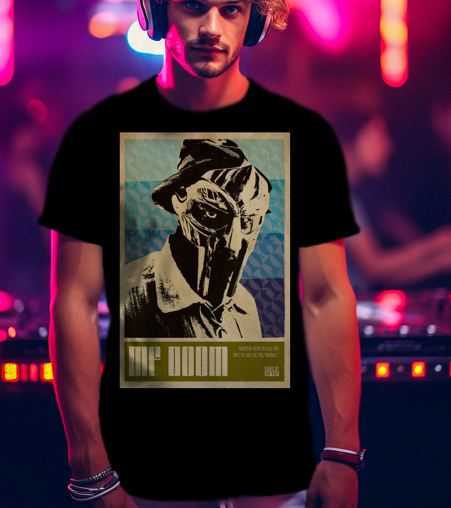MF Doom Rappers Need To Fall Quote Design By Hip Hop T-Shirt