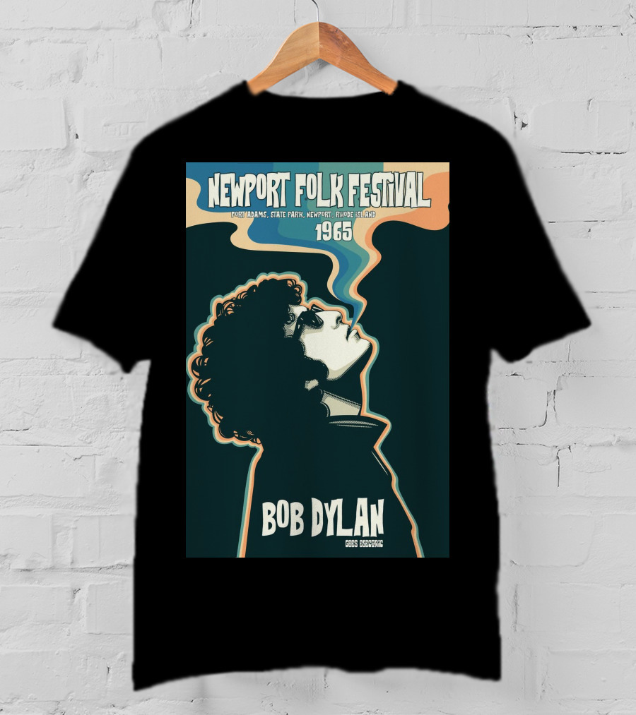 Newport Folk Festival 1965 Bob Dylan T-Shirt
