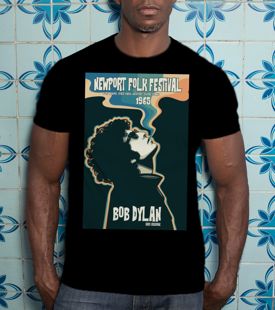 Newport Folk Festival 1965 Bob Dylan T-Shirt
