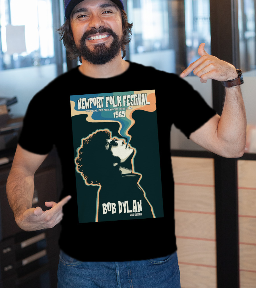 Newport Folk Festival 1965 Bob Dylan T-Shirt