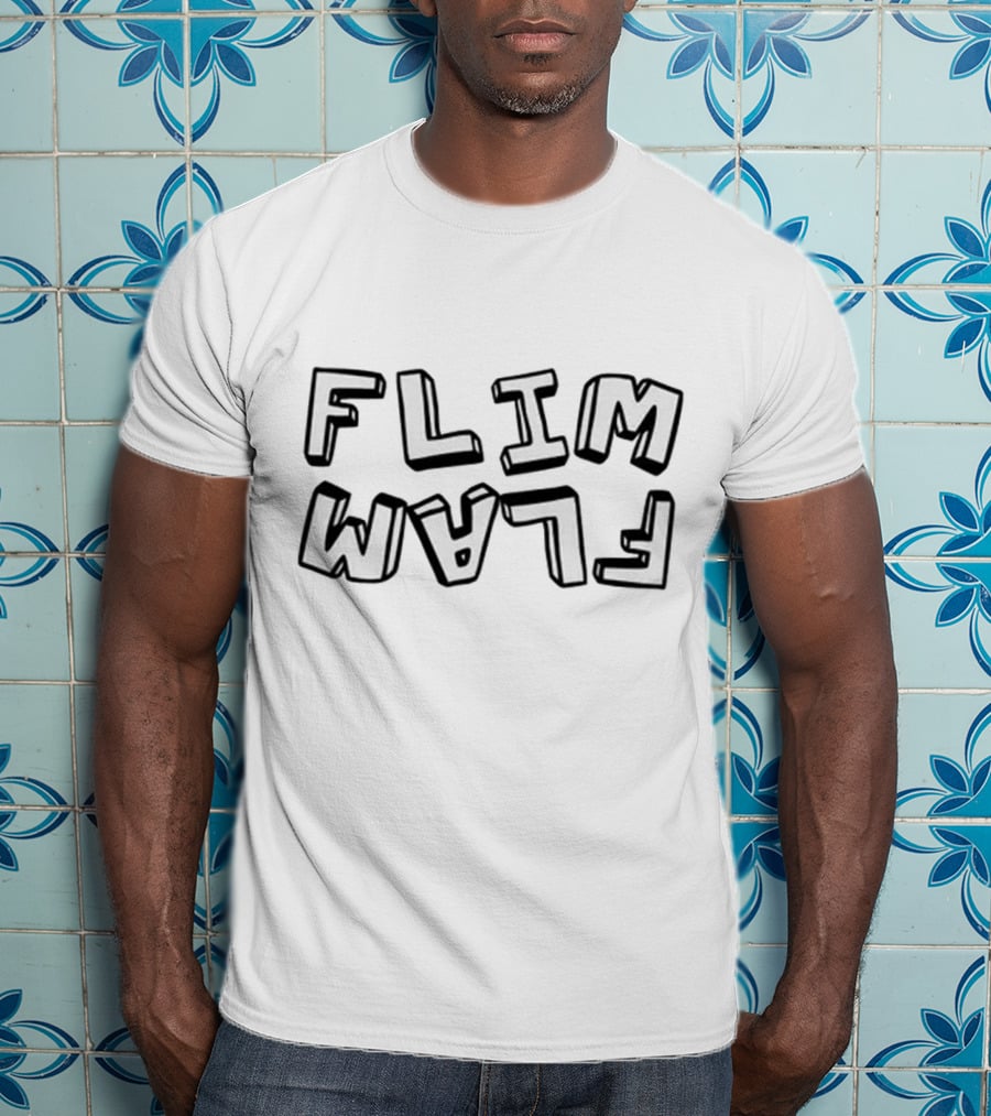 FLIM FLAM Flamingo Roblox Jester T-Shirt