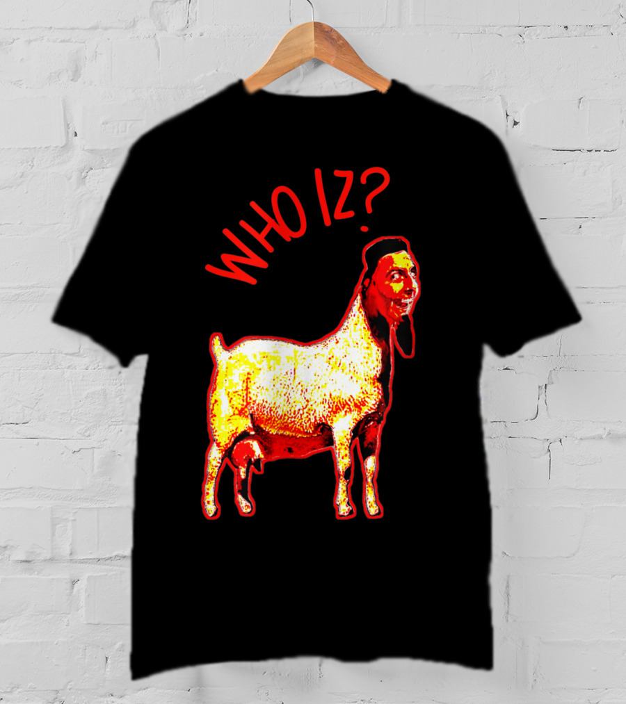 Who Iz Man Myth Legend Goat Nocap T-Shirt