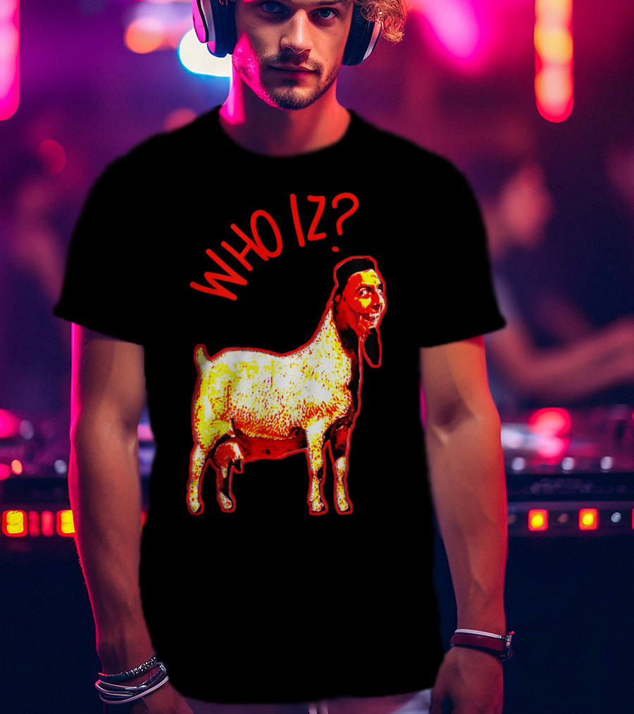 Who Iz Man Myth Legend Goat Nocap T-Shirt