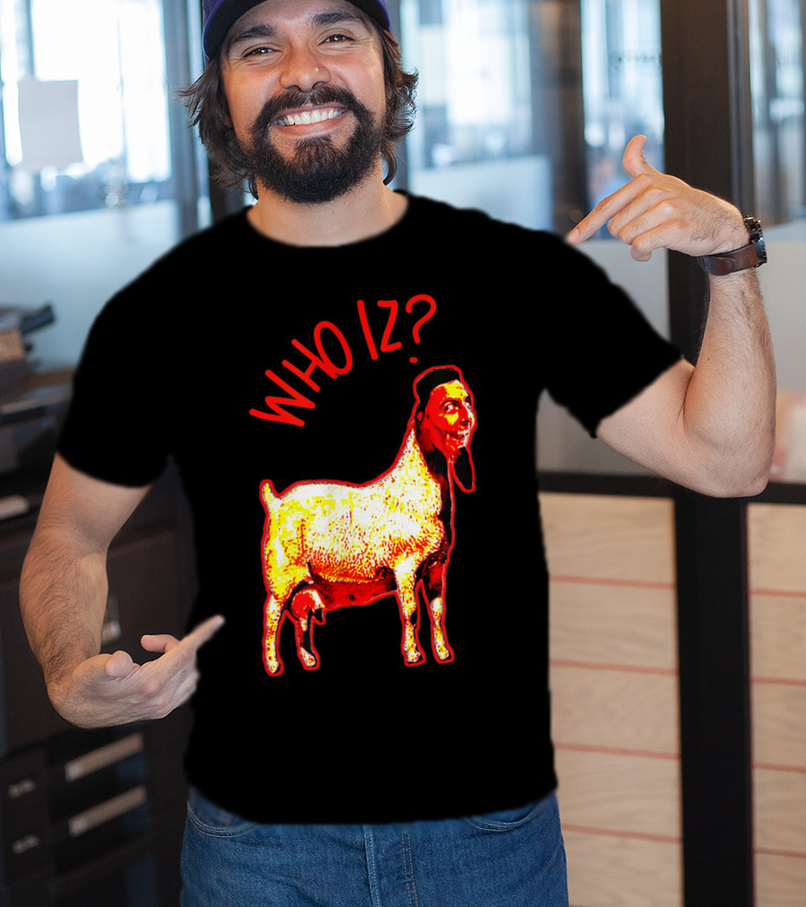 Who Iz Man Myth Legend Goat Nocap T-Shirt