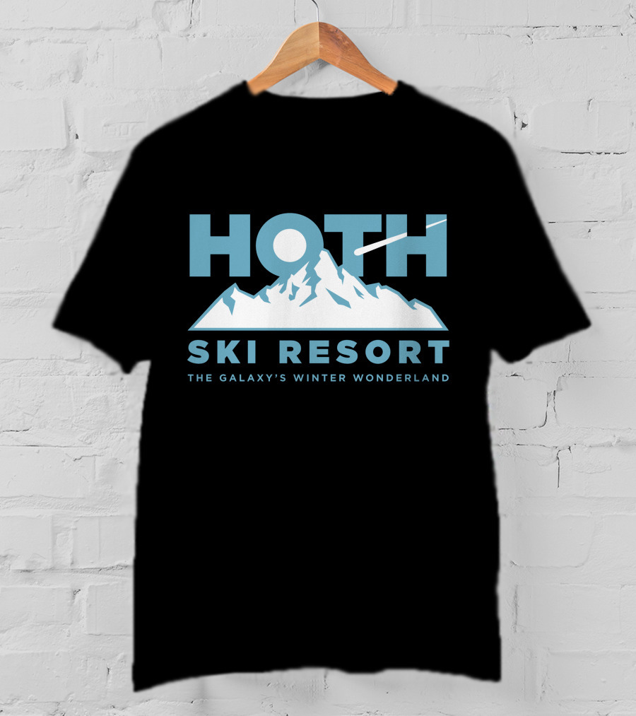 Hoth Ski Resort The Galaxy's Winter Wonderland T-Shirt