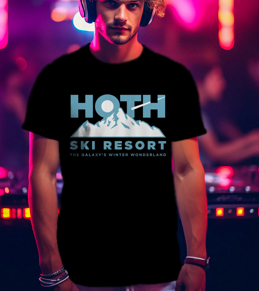 Hoth Ski Resort The Galaxy's Winter Wonderland T-Shirt