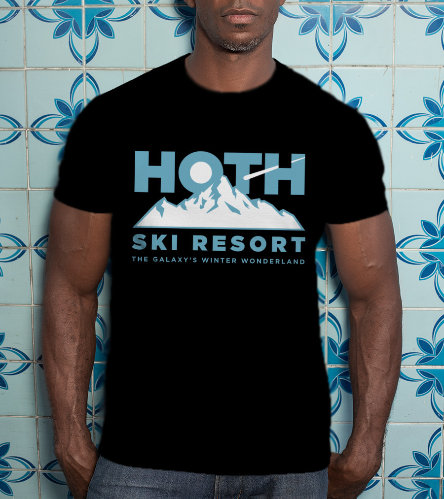 Hoth Ski Resort The Galaxy's Winter Wonderland T-Shirt