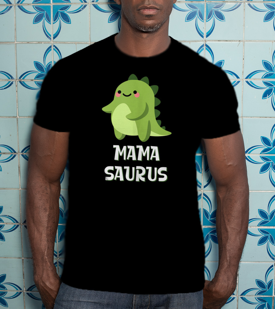 Mama Saurus Cute Dino Kawaii T-Shirt
