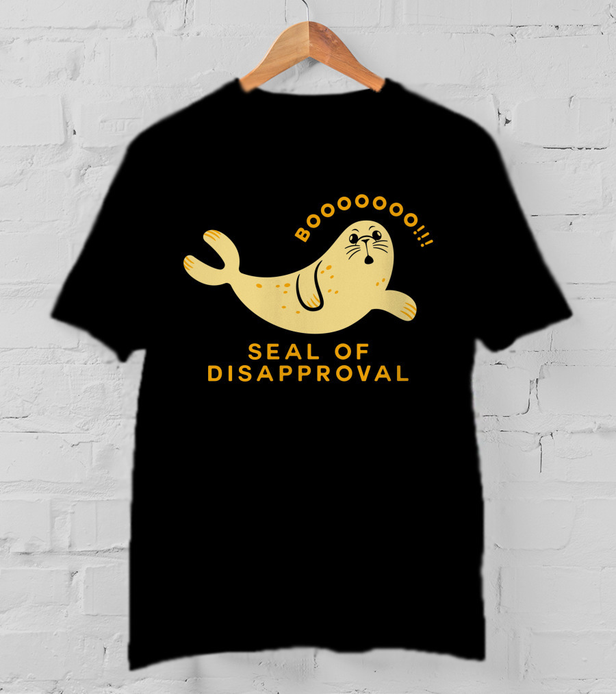 Booooooo Seal Of Disapproval T-Shirt