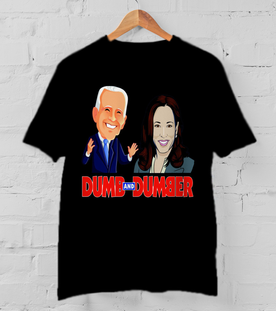 Dumb And Dumber Political Caricature Duo T-Shirt