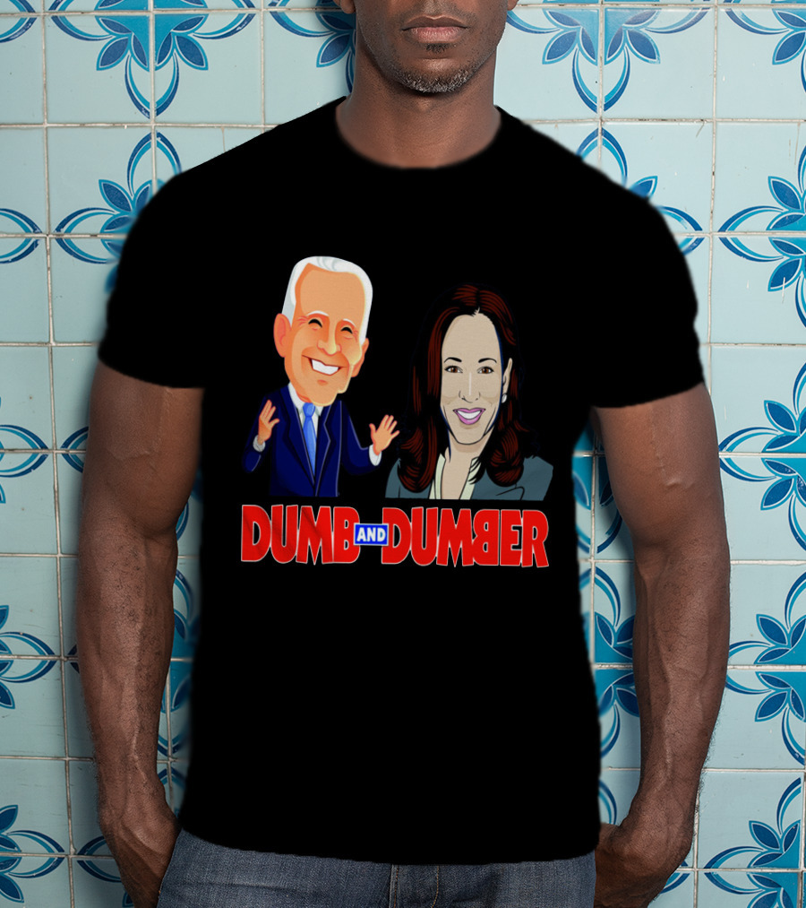 Dumb And Dumber Political Caricature Duo T-Shirt