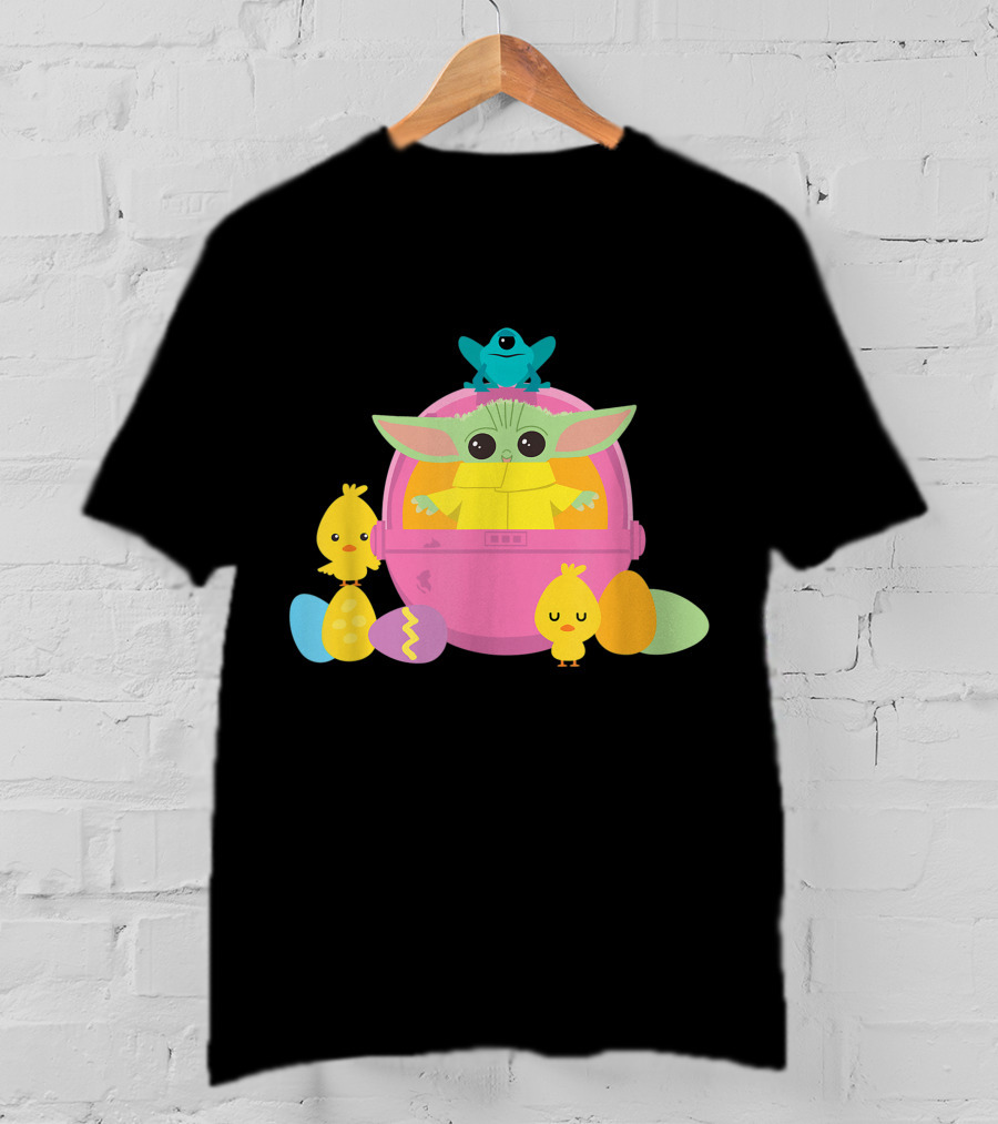 Baby Yoda Easter Chick And Egg Surprise T-Shirt
