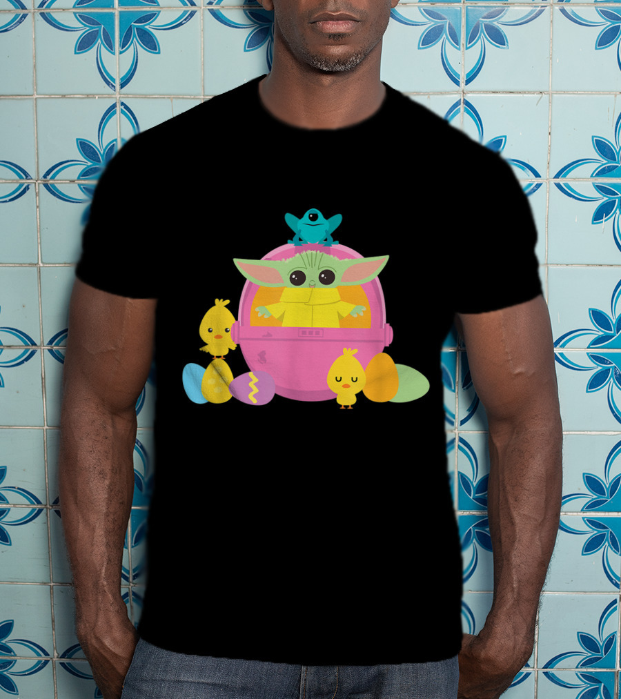 Baby Yoda Easter Chick And Egg Surprise T-Shirt