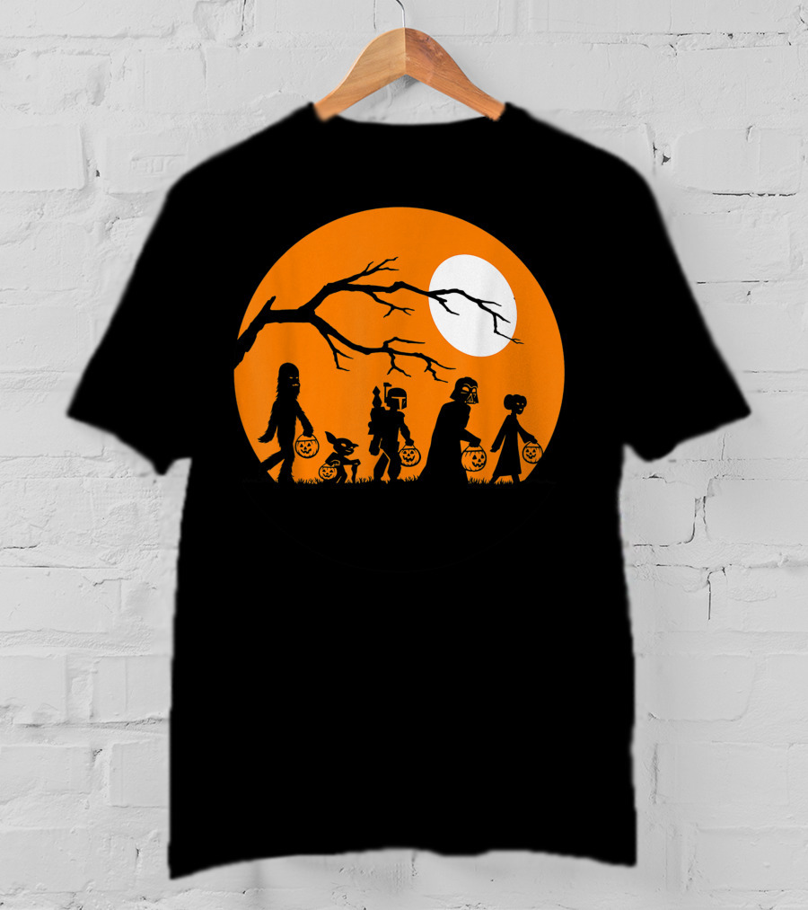 Trick Or Treat Halloween Characters Star Wars T-Shirt