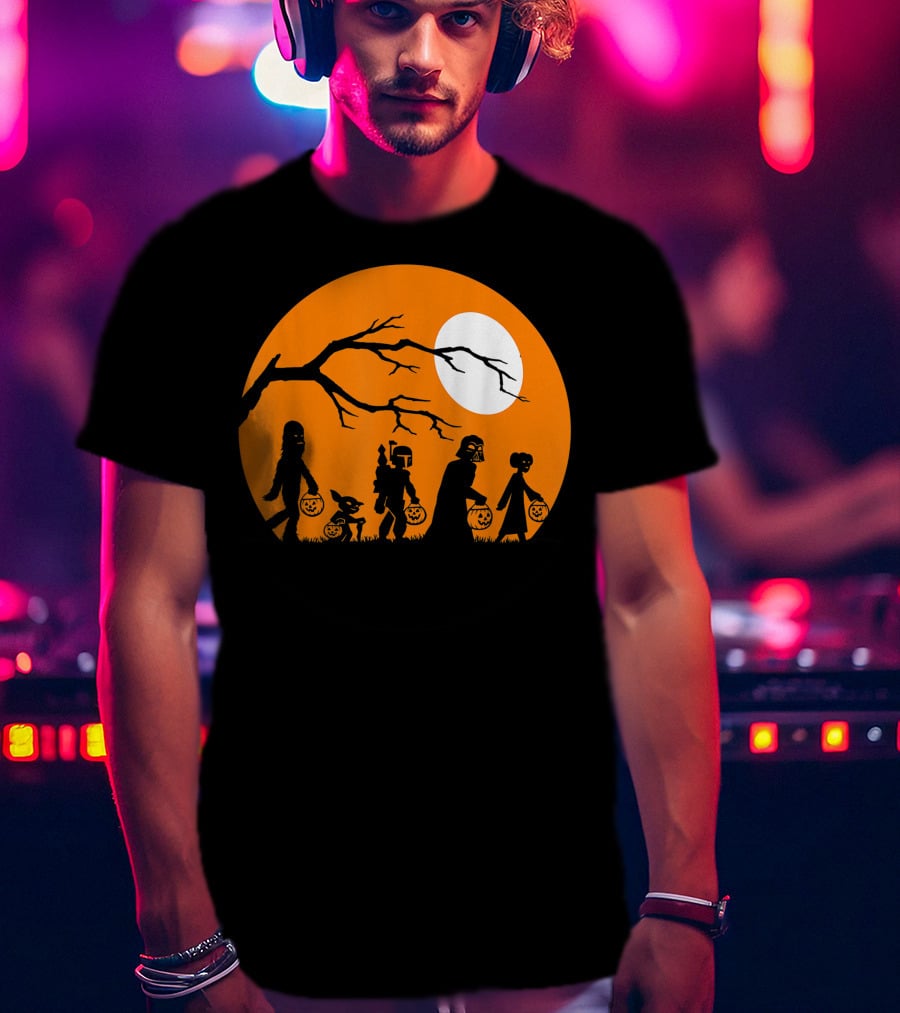 Trick Or Treat Halloween Characters Star Wars T-Shirt
