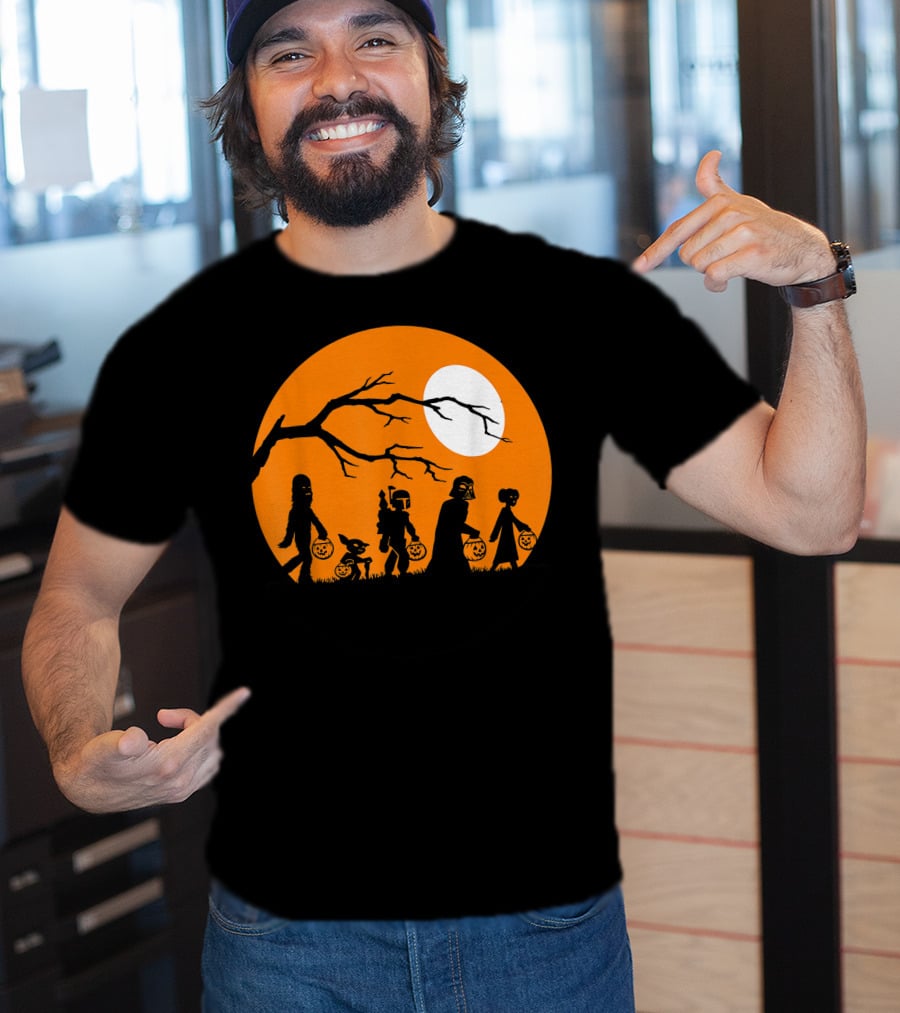 Trick Or Treat Halloween Characters Star Wars T-Shirt
