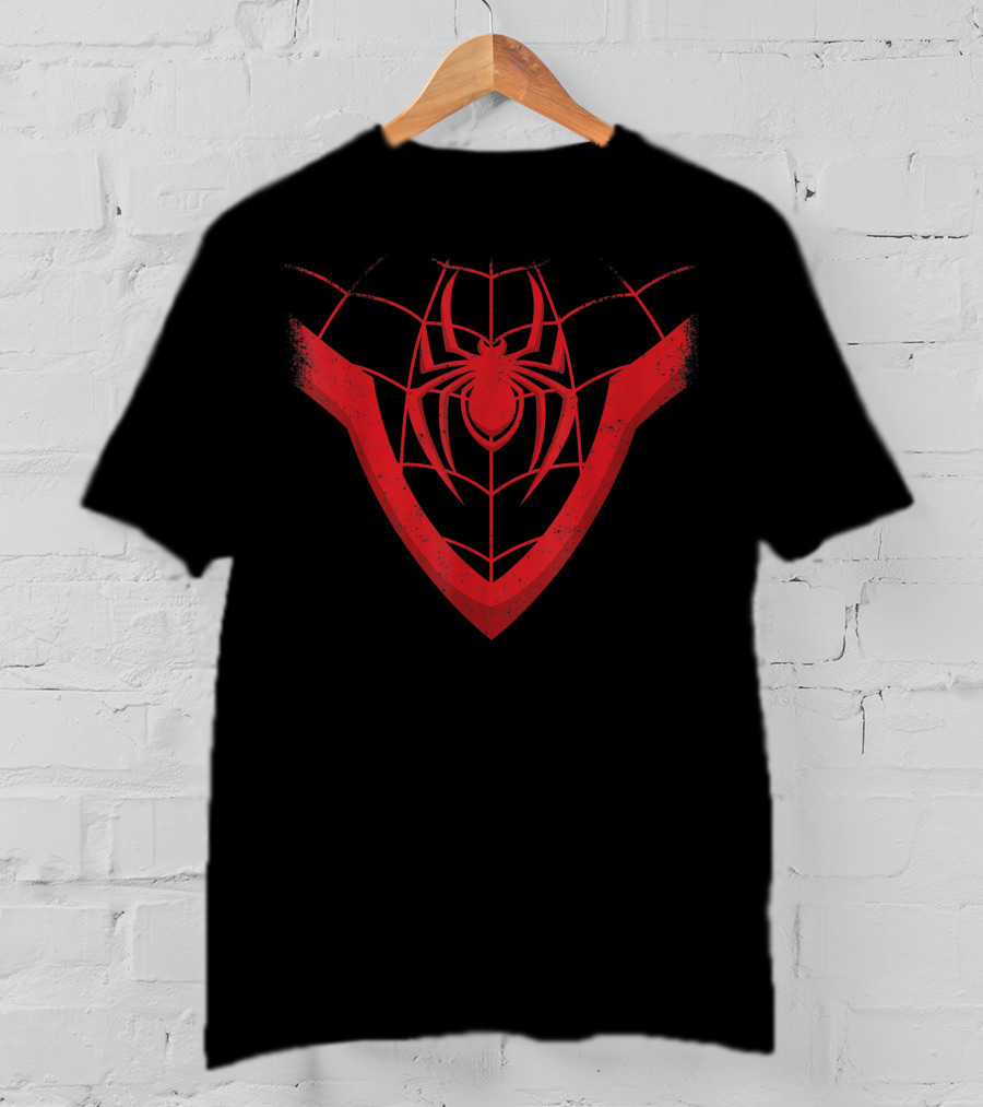 Miles Morales Spider Logo Halloween Man T-Shirt