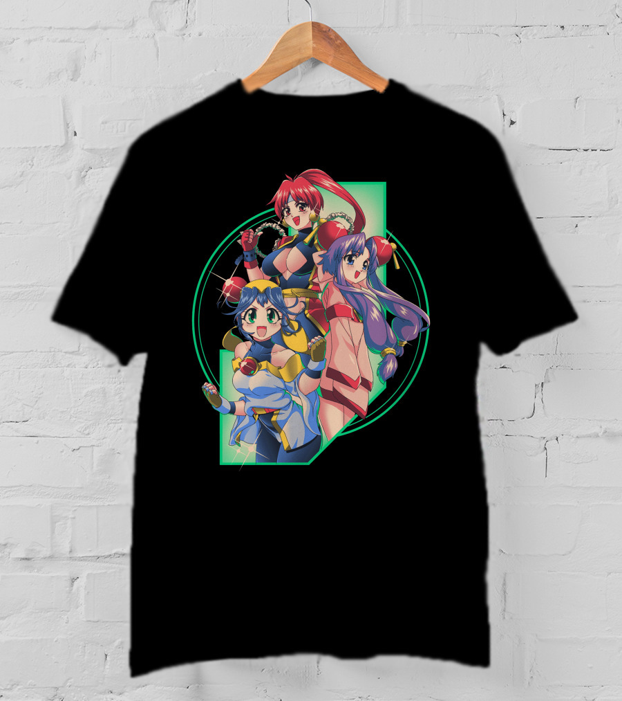 Robot Hearts Anime Trio Warriors T-Shirt