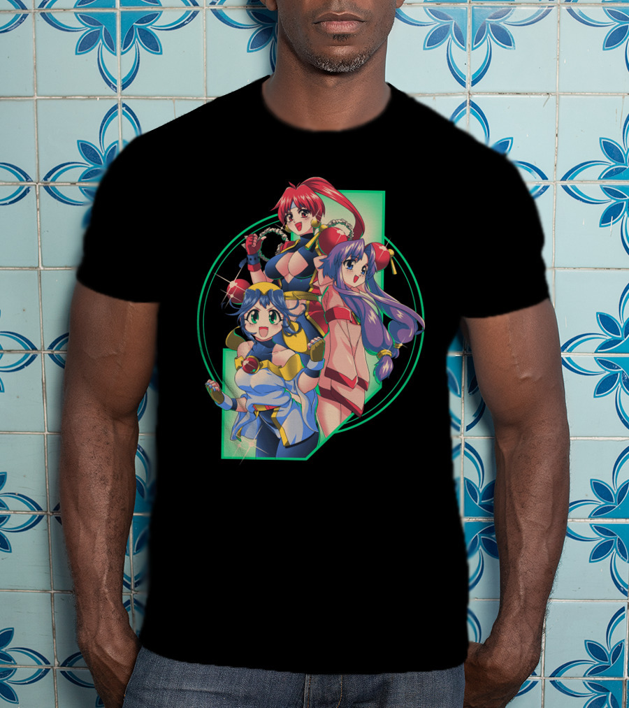Robot Hearts Anime Trio Warriors T-Shirt