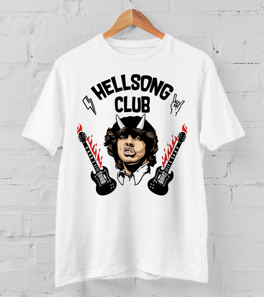 HELLSONG CLUB Rocking Guitar Devil Vibes T-Shirt