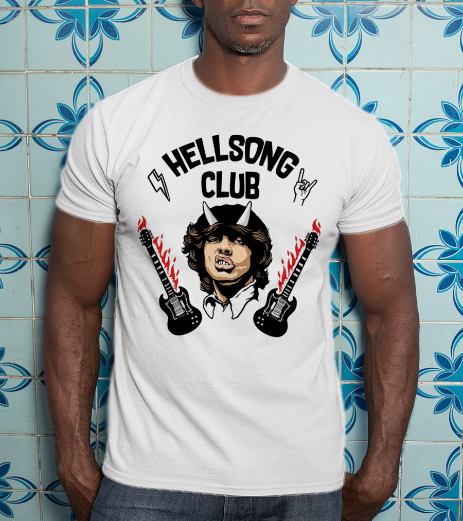 HELLSONG CLUB Rocking Guitar Devil Vibes T-Shirt