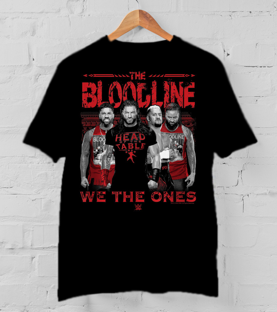 WWE The Bloodline Head Of The Table We The Ones T-Shirt