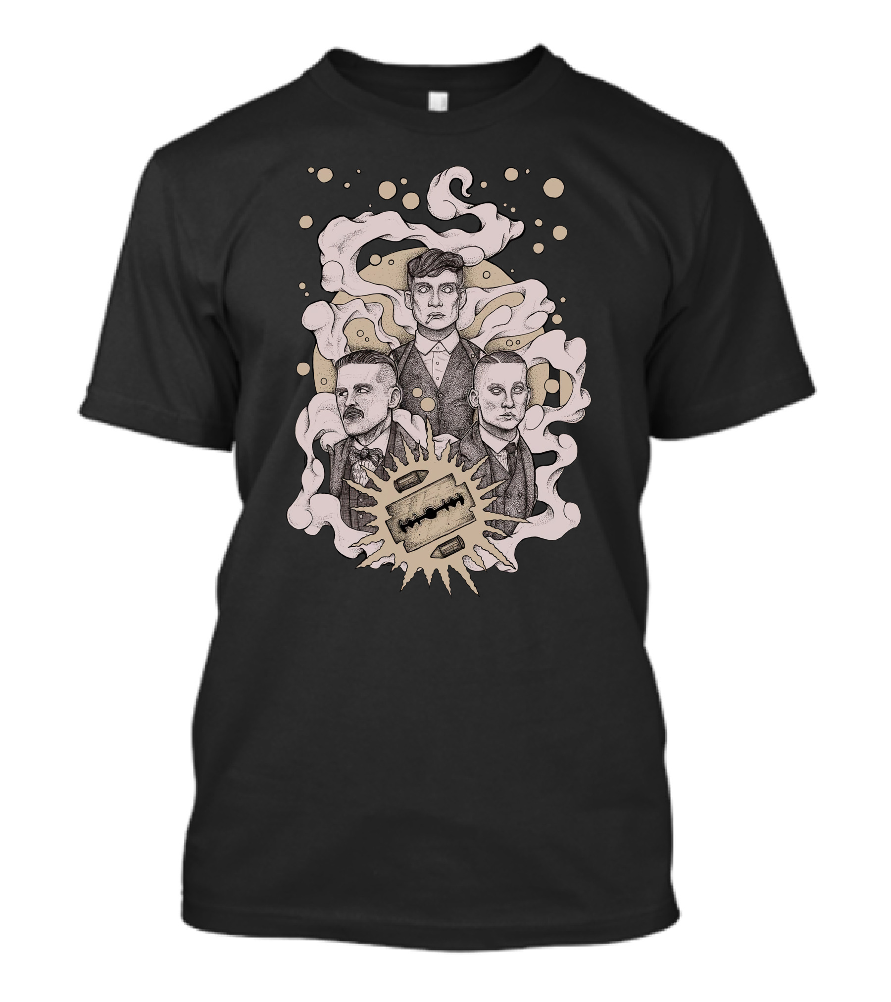 Razor Blade Bullets Smoke Trio T-Shirt