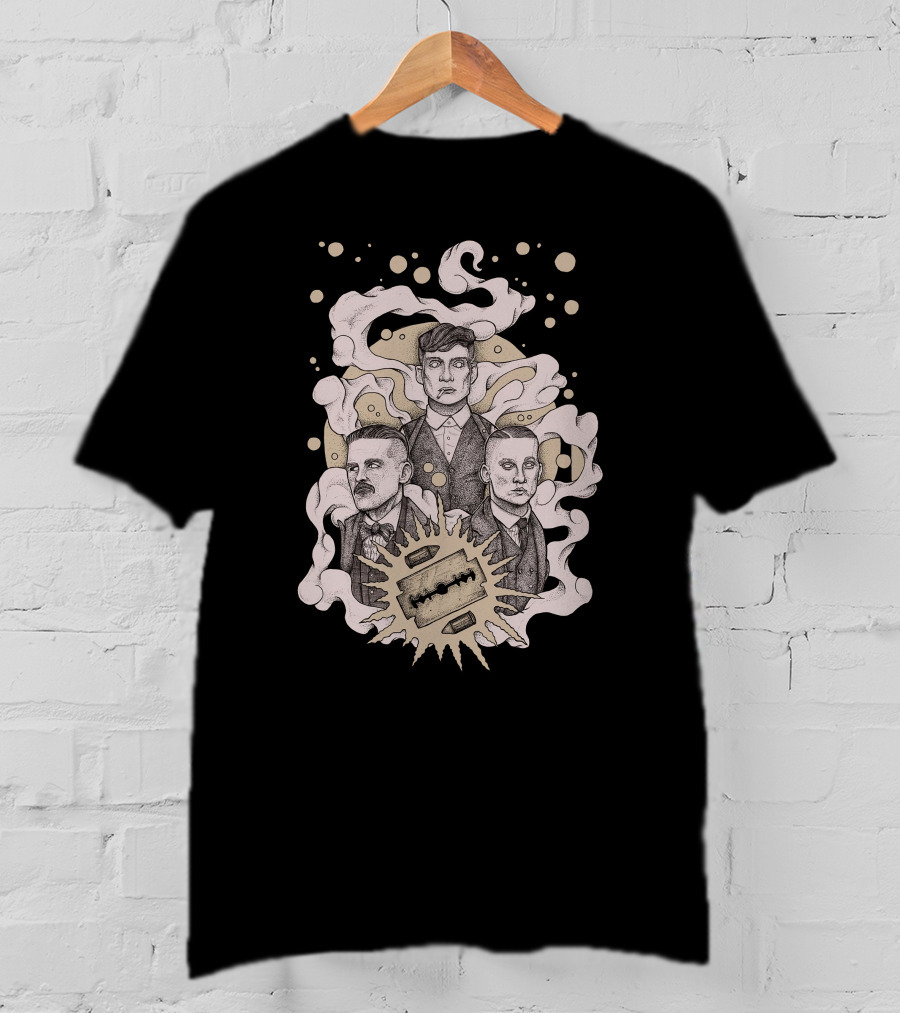 Razor Blade Bullets Smoke Trio T-Shirt