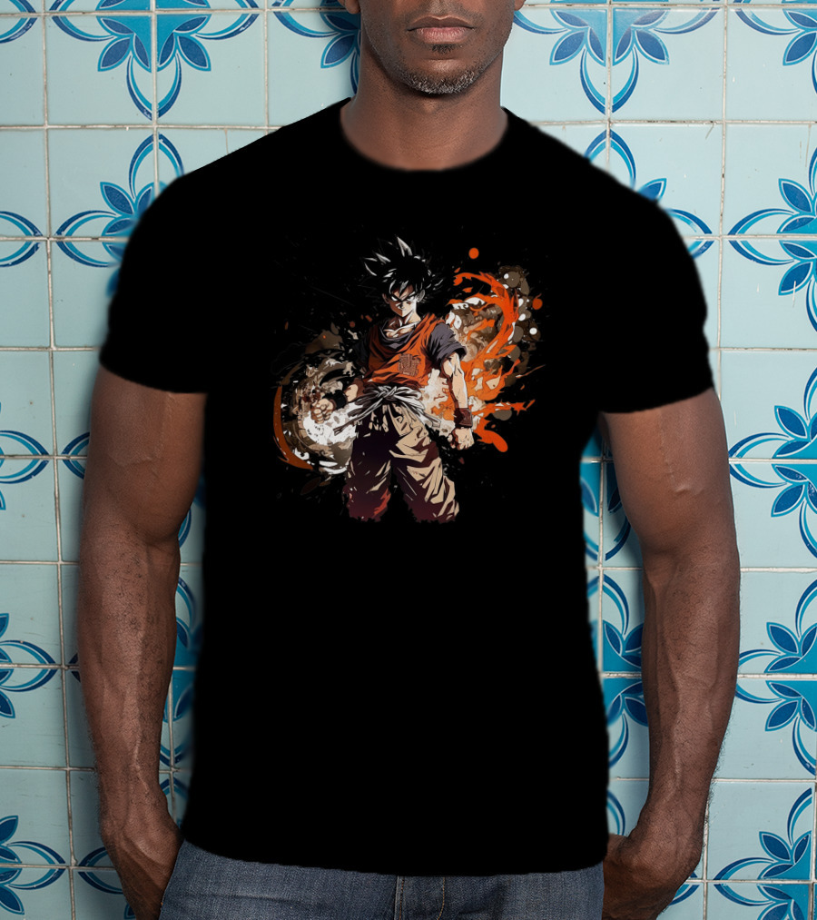 Songoku Dragon Ball Power Stance T-Shirt