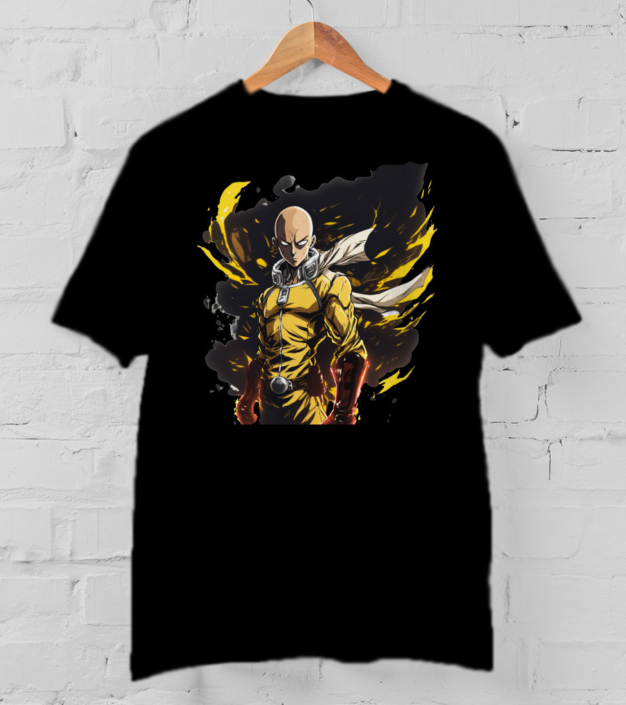 Saitama One Punch Man Heroic Anime Character T-Shirt