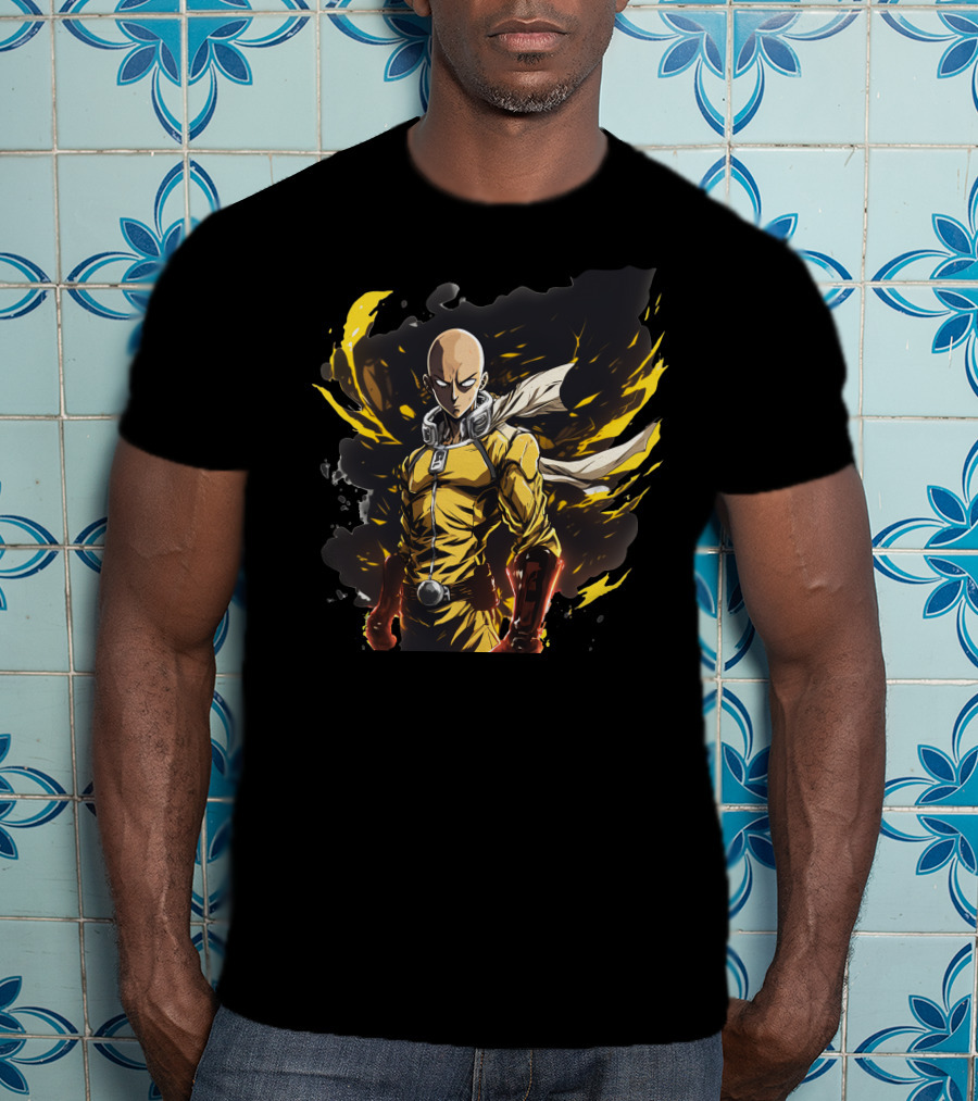 Saitama One Punch Man Heroic Anime Character T-Shirt