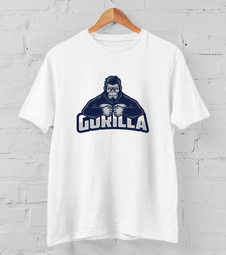 Gorilla Logo Strong Powerful T-Shirt