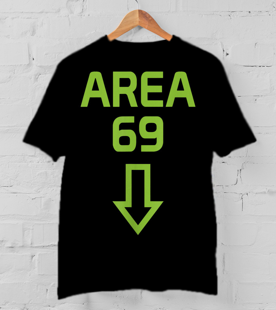 AREA 69 Down Arrow T-Shirt
