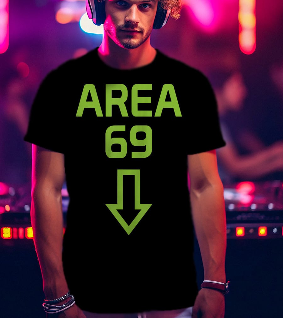 AREA 69 Down Arrow T-Shirt
