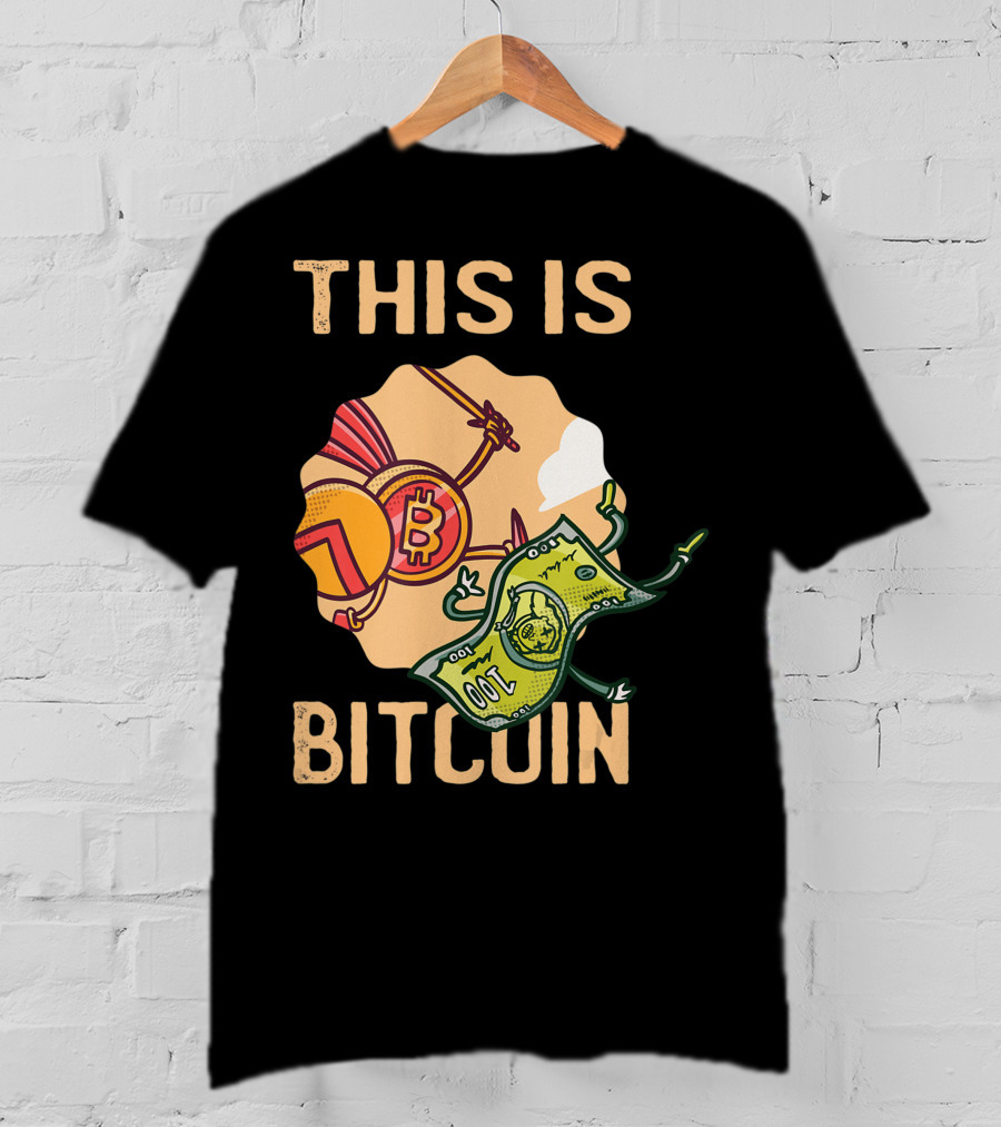 This Is Bitcoin Crypto Hodl Hold Shares Spartan Capital Bull Bear T-Shirt