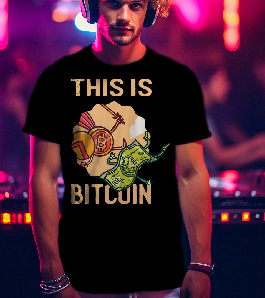 This Is Bitcoin Crypto Hodl Hold Shares Spartan Capital Bull Bear T-Shirt
