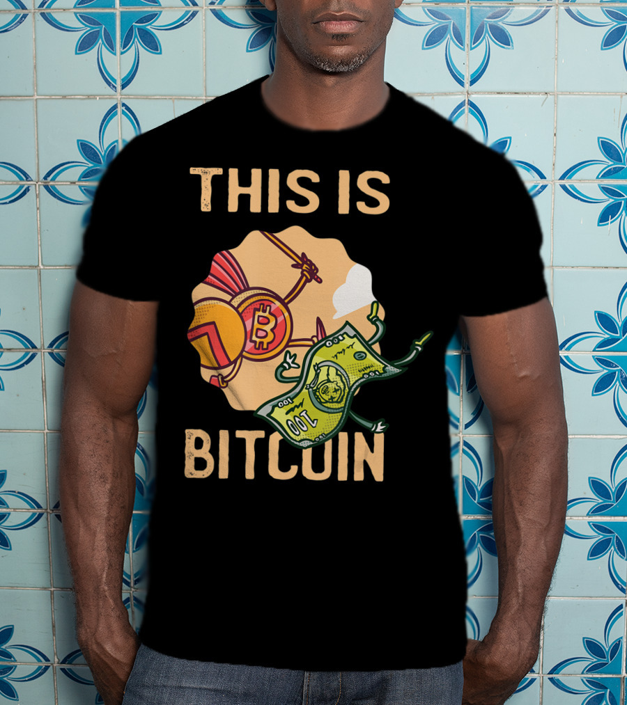 This Is Bitcoin Crypto Hodl Hold Shares Spartan Capital Bull Bear T-Shirt