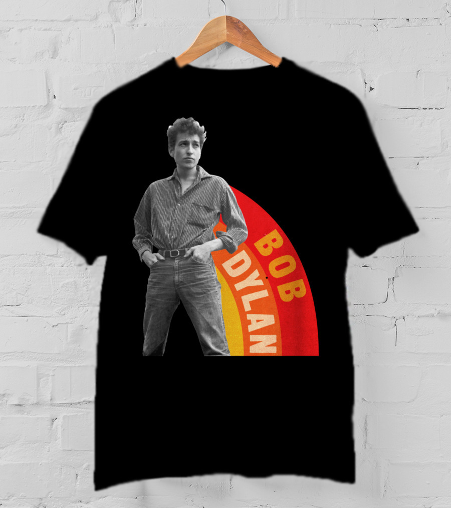 Bob Dylan Rainbow Photo T-Shirt