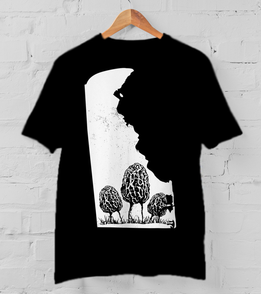 Delaware Morel Mushroom Hunting Foraging Shrooming Hunter Exploration T-Shirt