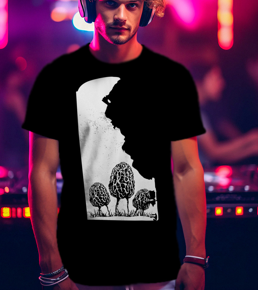 Delaware Morel Mushroom Hunting Foraging Shrooming Hunter Exploration T-Shirt