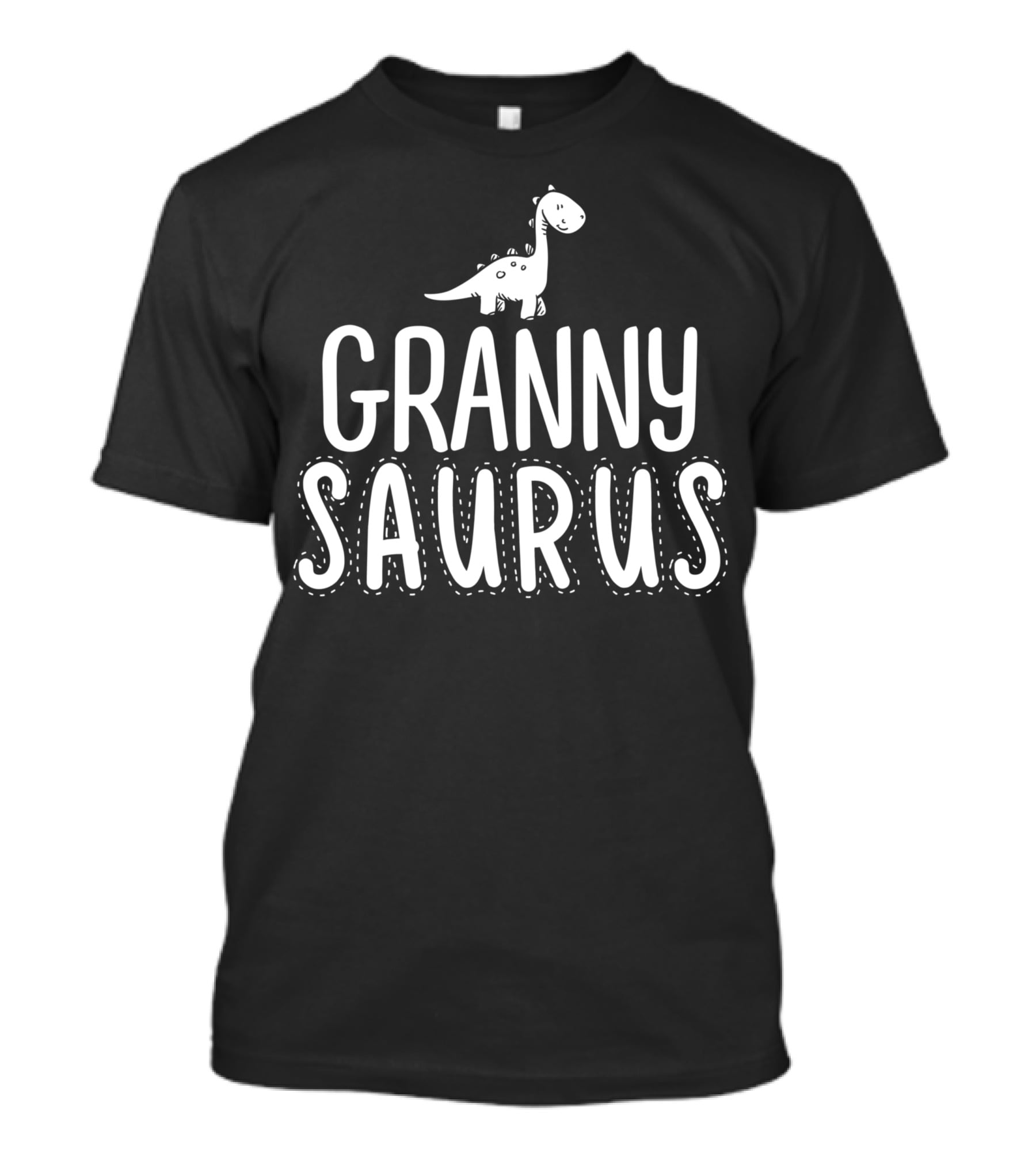 Granny Saurus Dinosaur Playful Cartoon T-Shirt