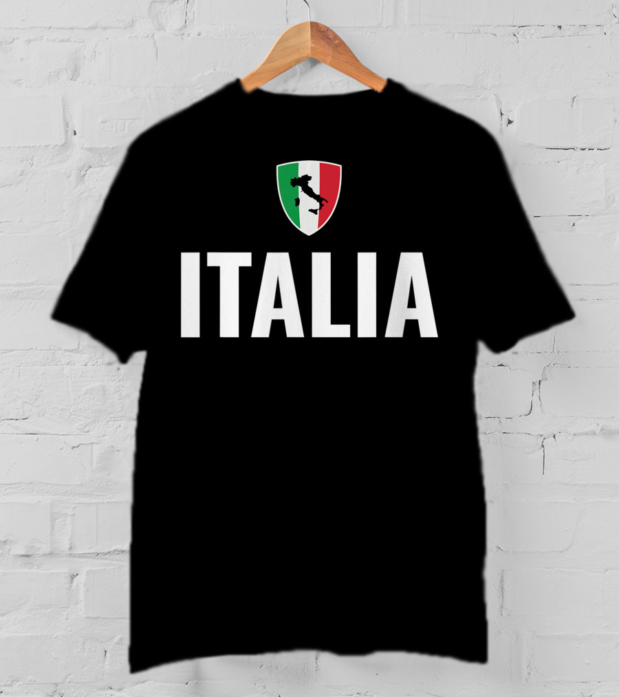 Italia Flag Italia Shield Italia T-Shirt