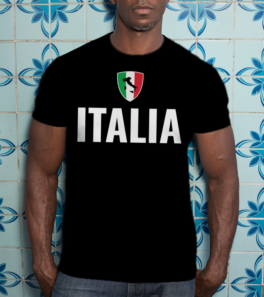 Italia Flag Italia Shield Italia T-Shirt