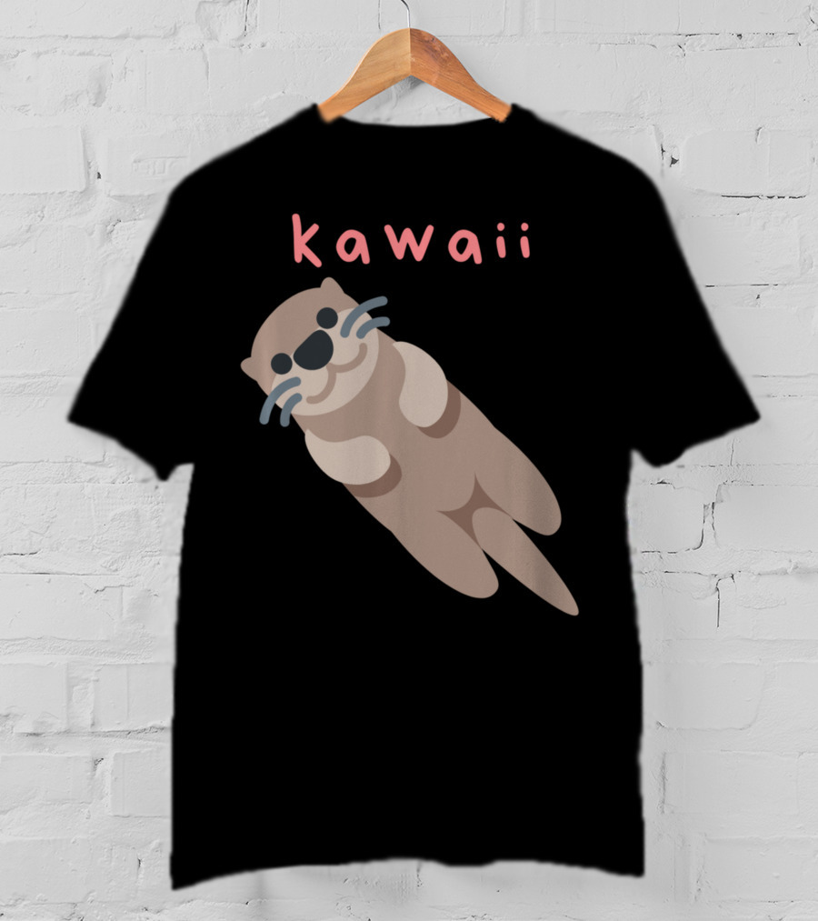 Kawaii Japanese Cute Sea Otter T-Shirt