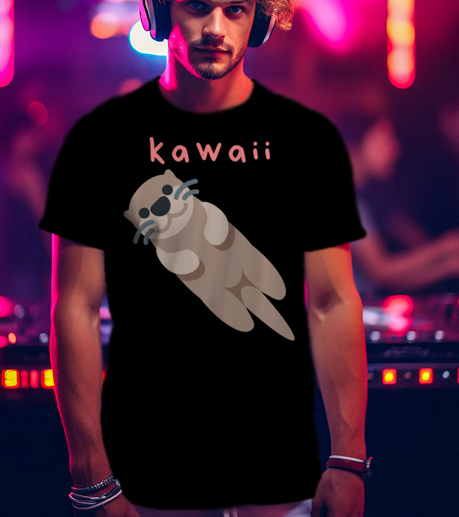 Kawaii Japanese Cute Sea Otter T-Shirt