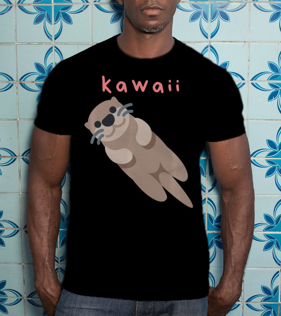 Kawaii Japanese Cute Sea Otter T-Shirt