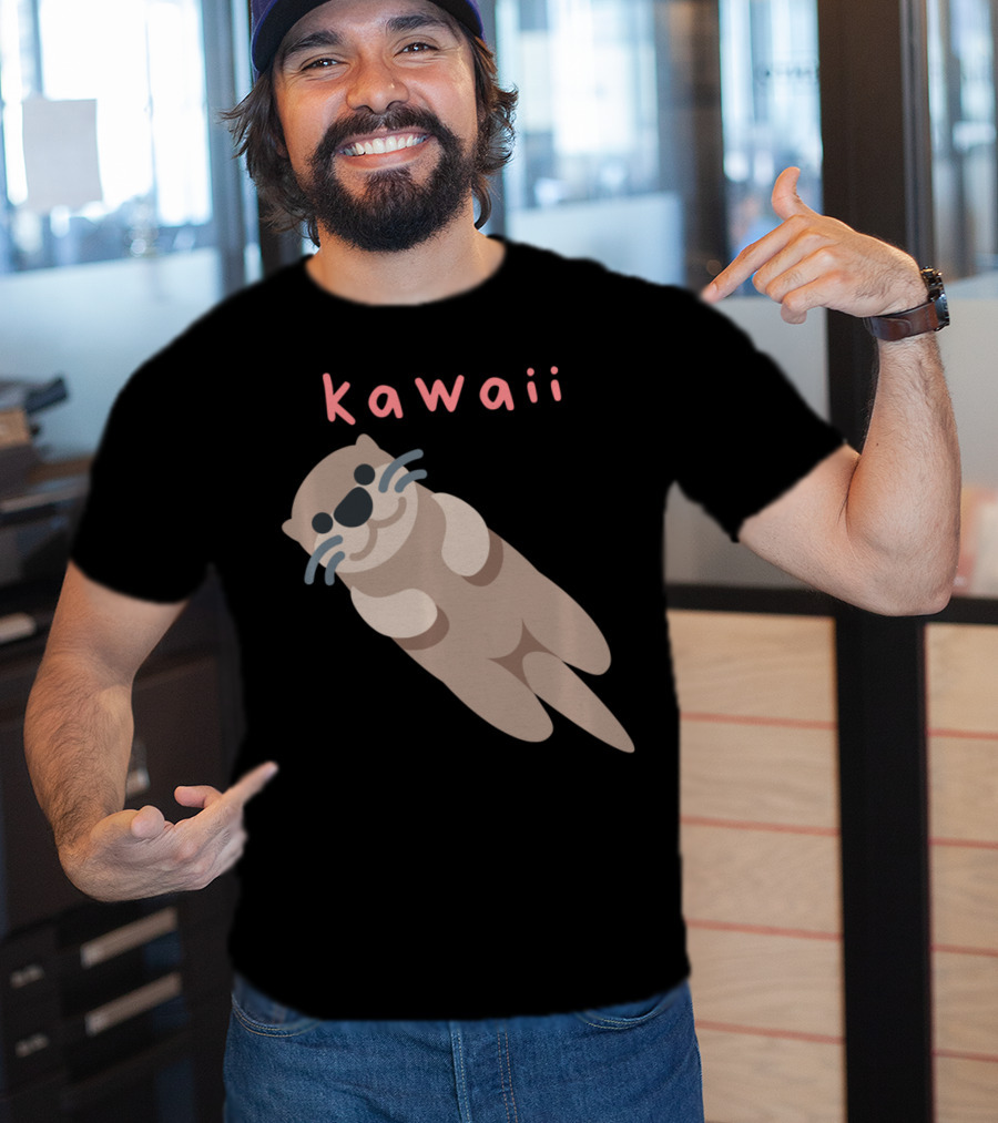 Kawaii Japanese Cute Sea Otter T-Shirt